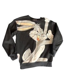 H&M Black Bugs Bunny Crewneck Sweater